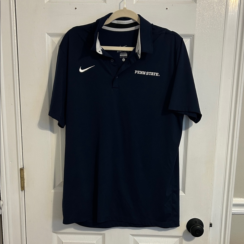 Nike Navy Blue Men’s Penn State Polo